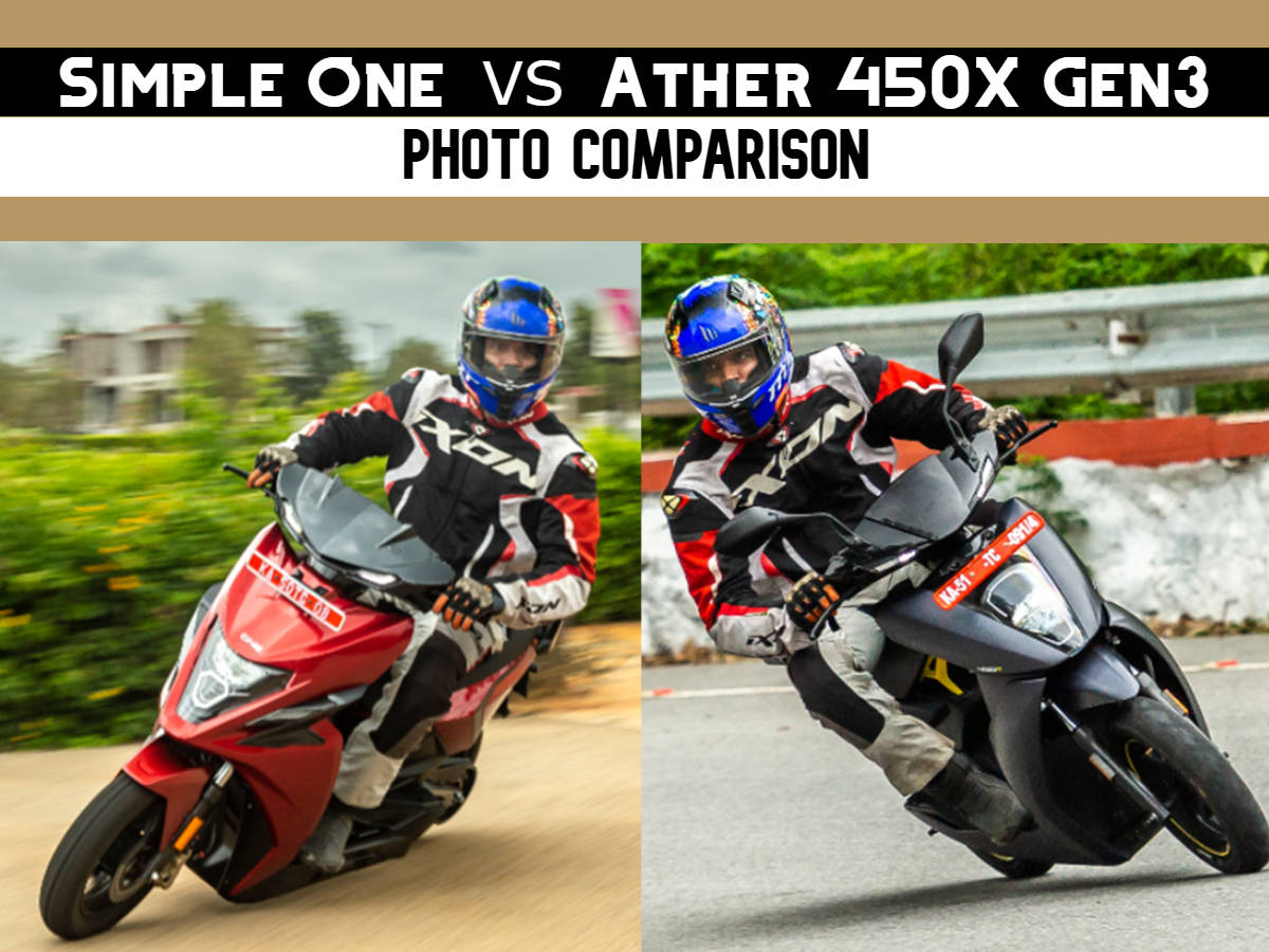 Simple One vs Ather 450X Gen3: Photo Comparison