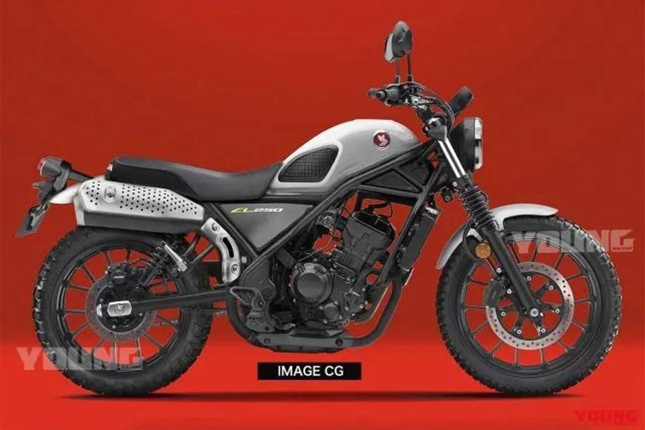 Honda CL500 Scrambler Render