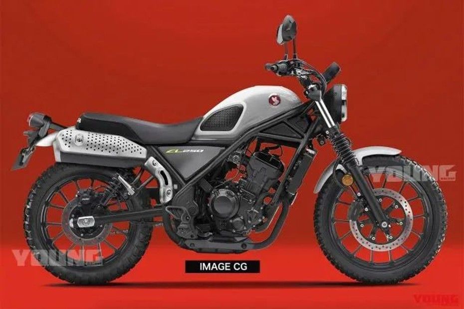 Honda CL500 Scrambler Render Honda CL500 Scrambler Render