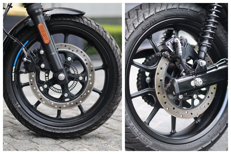Royal Enfield Hunter 350 Brakes 