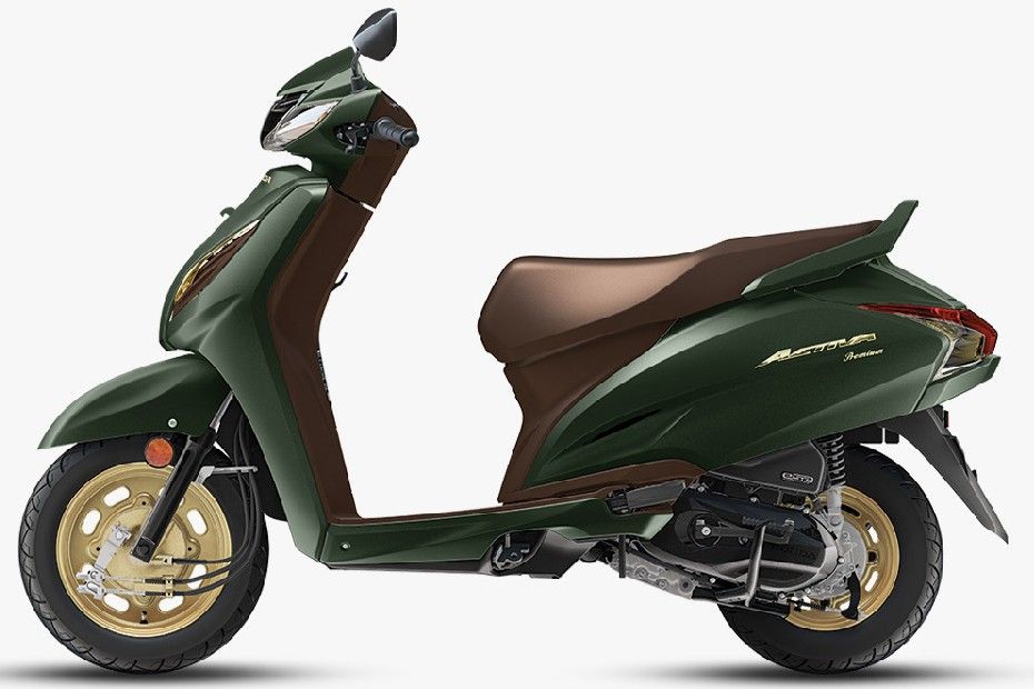 Honda Activa 6G Premium Edition Mat Marshal Green Metallic Honda Activa 6G Premium Edition Mat Marshal Green Metallic