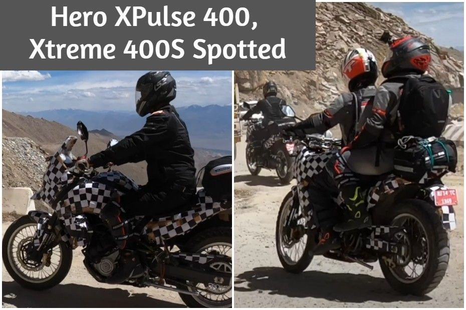 Hero Xpulse 400 Xtreme 400S Spied Again Hero Xpulse 400 Xtreme 400S Spied Again
