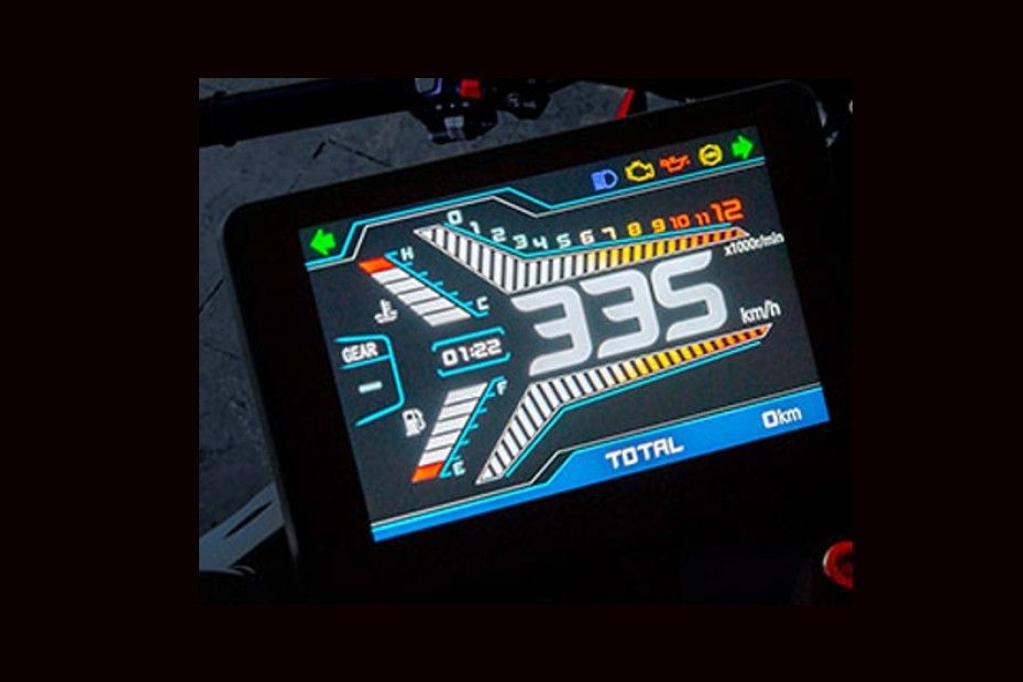 QJ Motors SRK 350 Instrument Console
