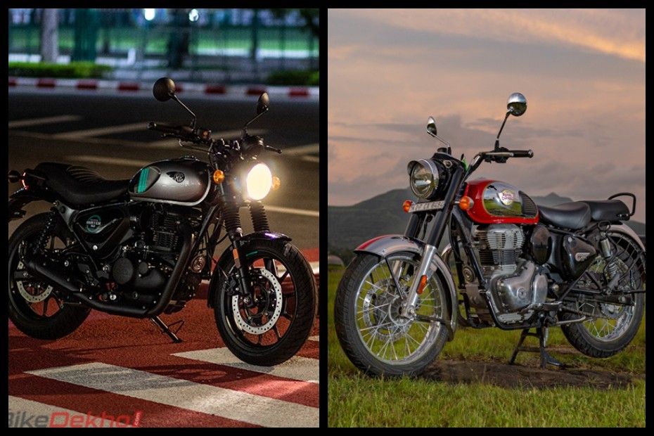 Royal Enfield Hunter 350 vs Royal Enfield Classic 350: August 2022 Sales Royal Enfield Hunter 350 vs Royal Enfield Classic 350: August 2022 Sales