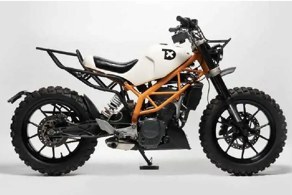 Modified KTM 200 Duke Scrambler