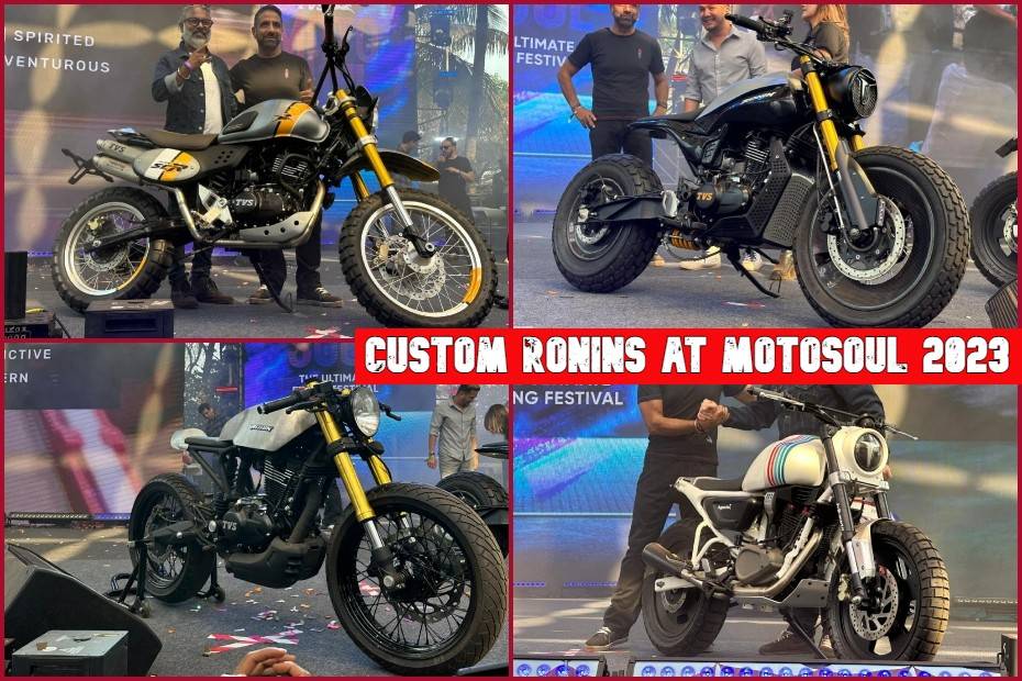 Modified TVS Ronin At Motosoul 2023