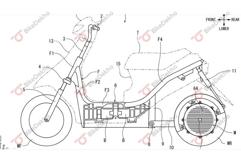 Honda Activa Electric Motor Patents Leaked