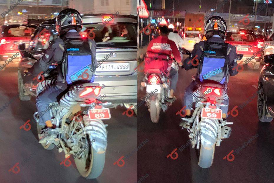 Bajaj Pulsar N250 Spied With Inverted Fork