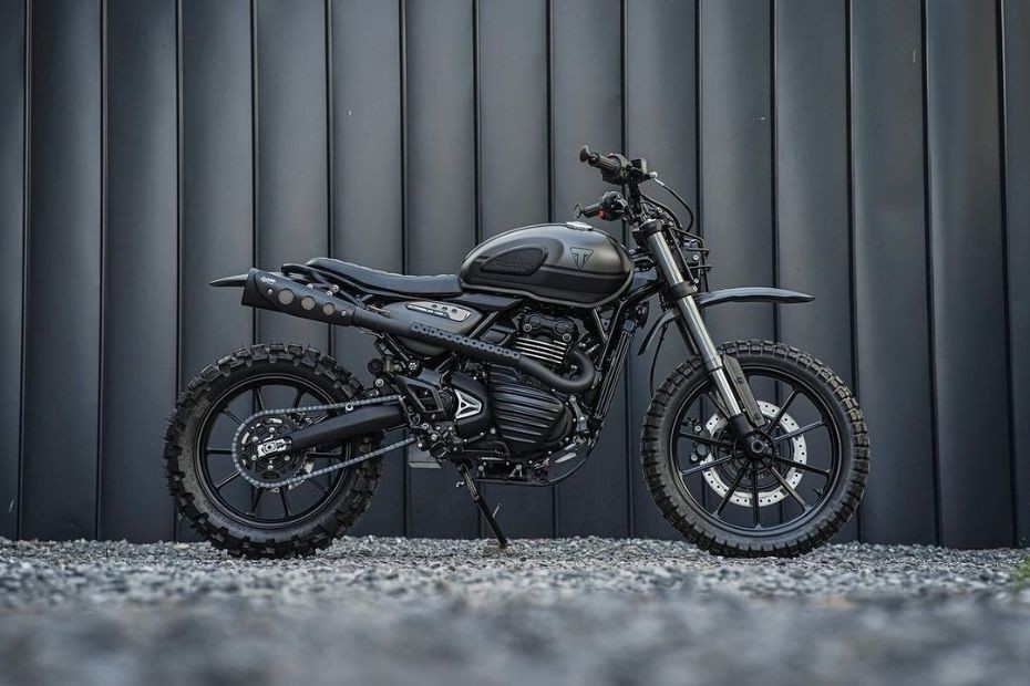 Modified Triumph Scrambler 400X
