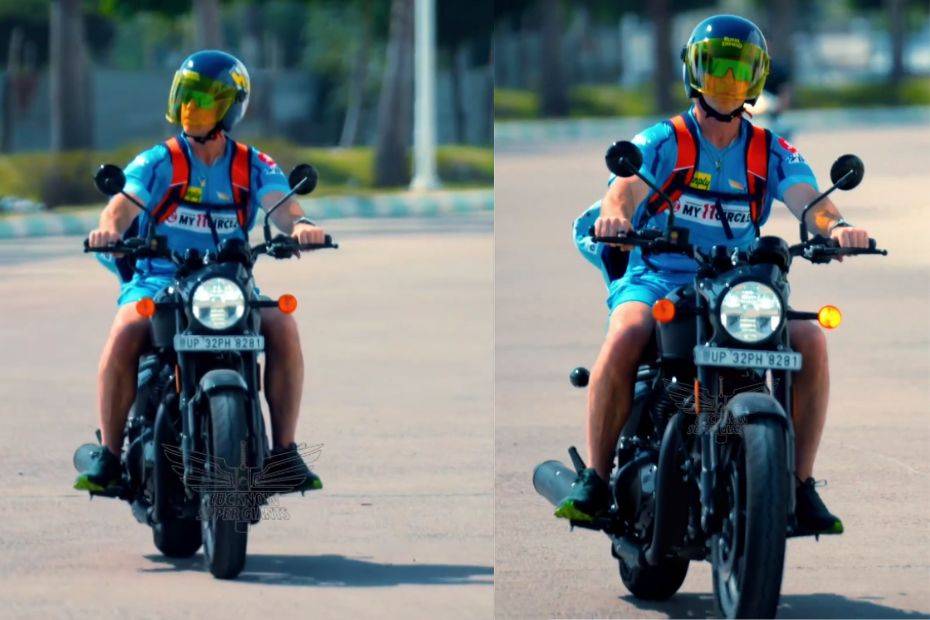 Jonty Rhodes rides a Royal Enfield Shotgun 650