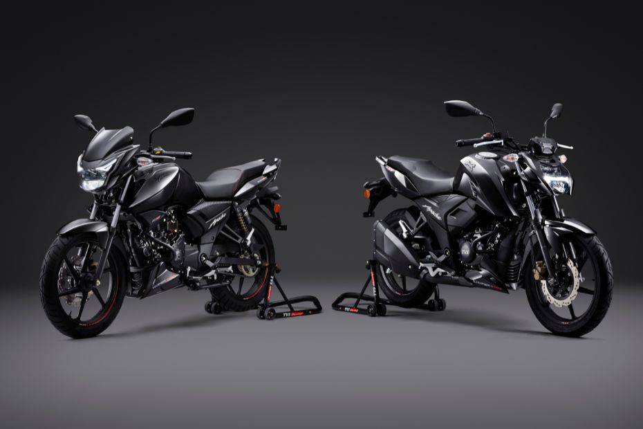 TVS Apache RTR 160 and TVS Apache RTR 160 4V Black EDitions 1