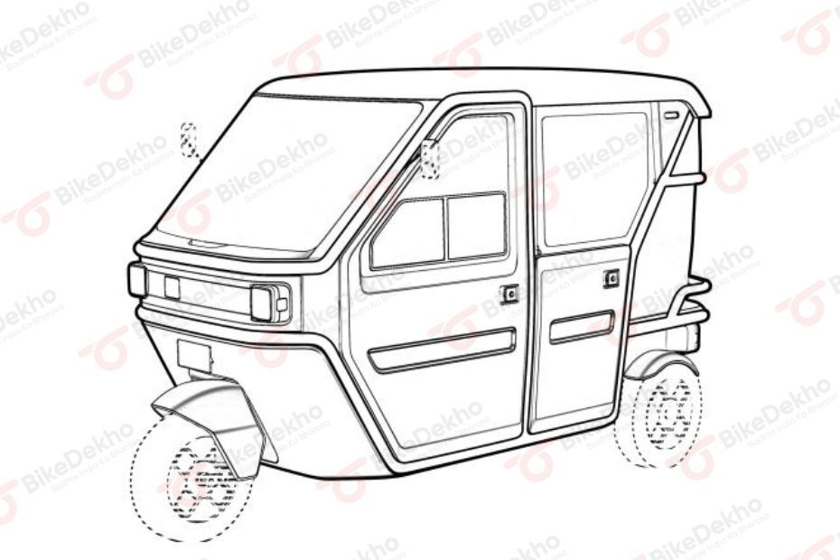 Ola Electric Three-Wheeler Design Patent