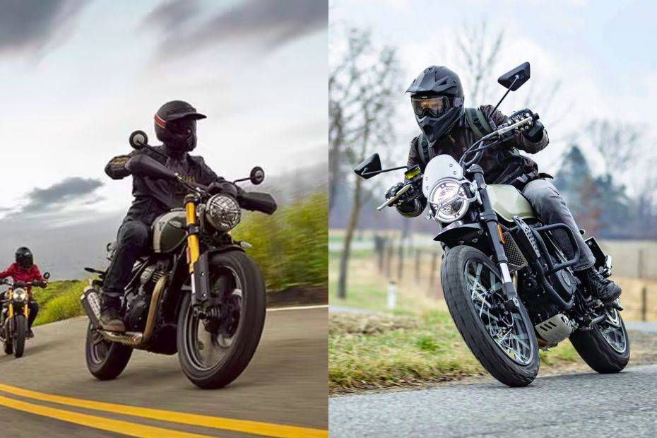 Brixton Crossfire 500 XC Vs Triumph Scrambler 400 X