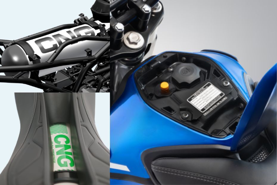 Bajaj Freedom 125 CNG Cylinder and Chassis Bajaj Freedom 125 CNG Cylinder and Chassis
