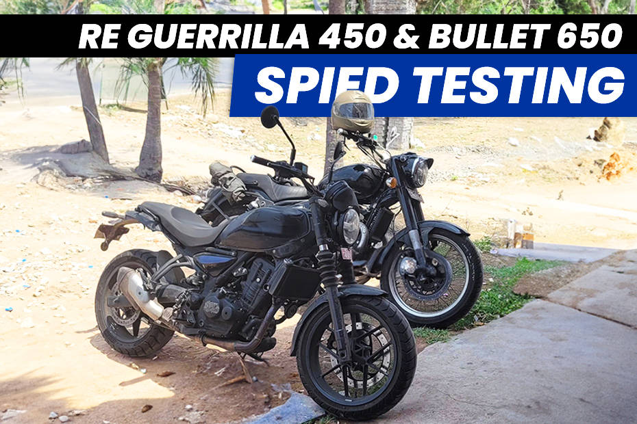 Upcoming Royal Enfield Guerrilla 450 and Bullet 650 Spied Testing