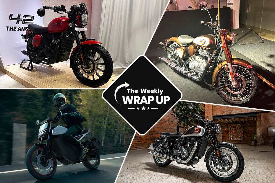 Bike News Weekly Wrap-up: Updated Royal Enfield Classic 350 Unveiled, 2024 Jawa 42, Ola Electric Bike Range & BSA Gold Star Launched & More