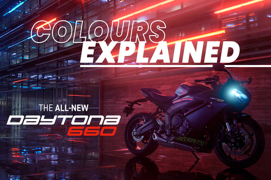 Triumph Daytona 660 Colours Explained