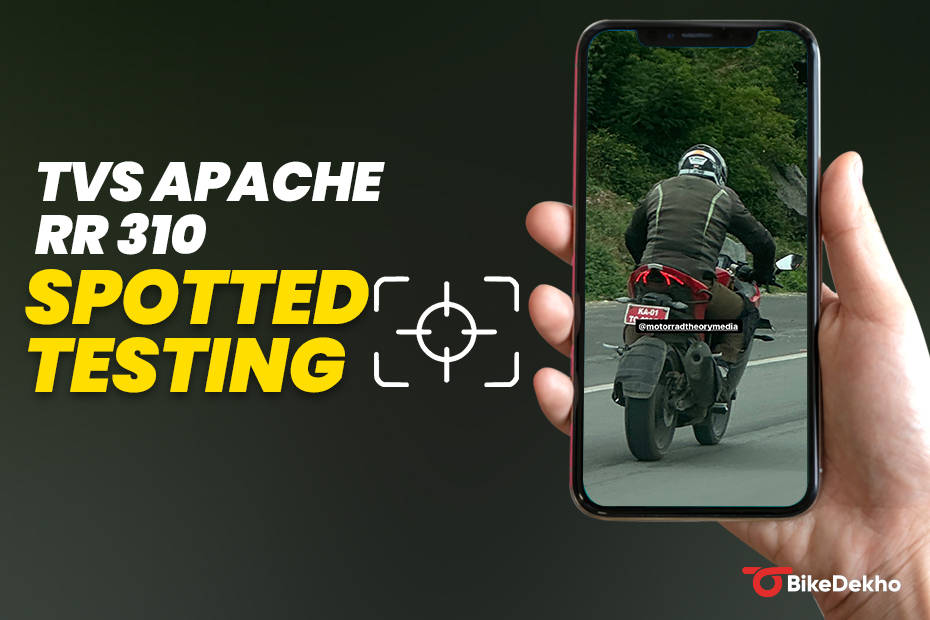 2025 TVS Apache RR 310 Spotted Testing