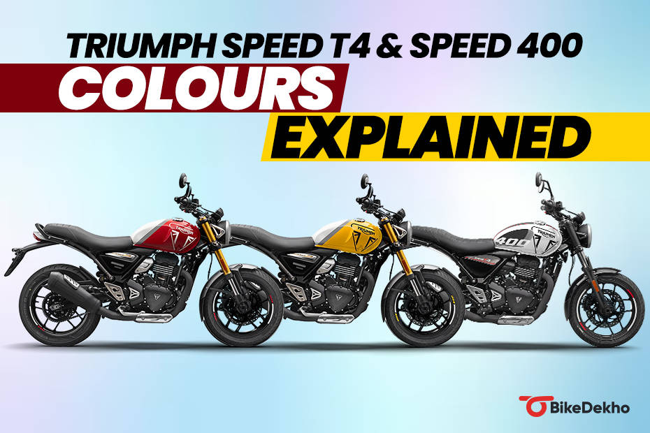 Triumph T4 And Triumph Speed 400: Colours Explained