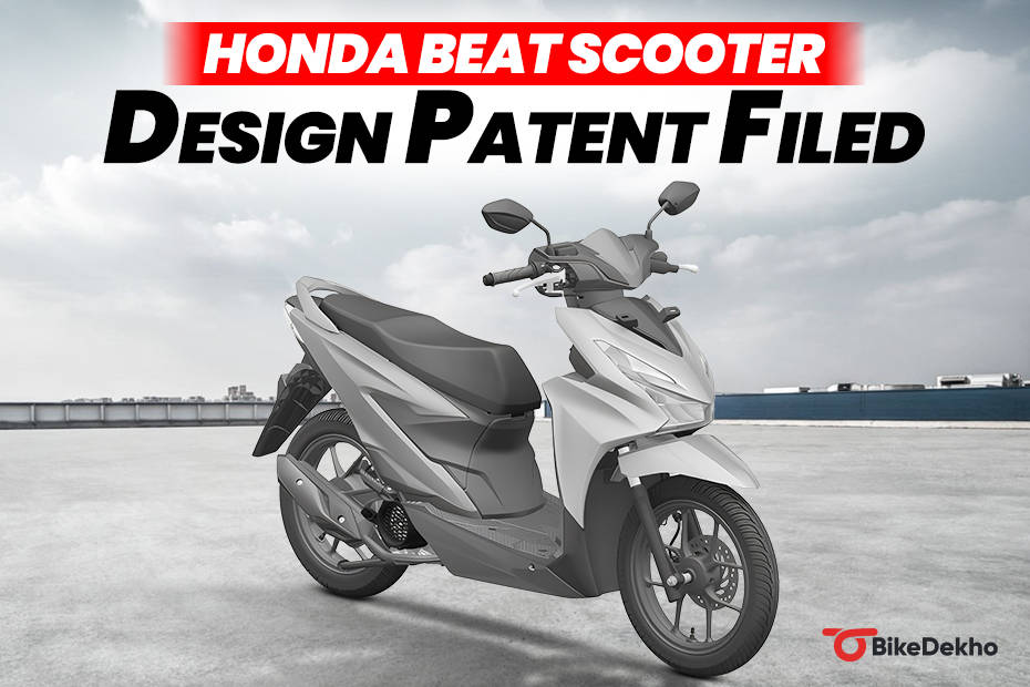 Honda Beat Scooter Design Patent Filed In India