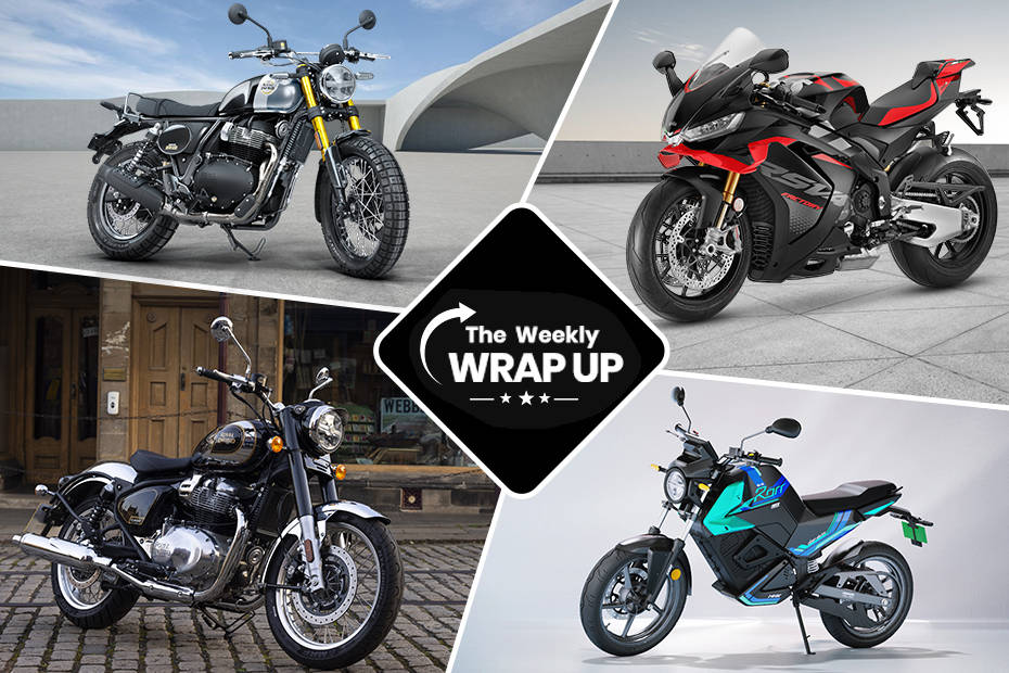 Weekly Bike News Wrap Up Royal Enfield Bear 650 Oben Rorr EZ Launched Classic 650 Unveiled 2024 EICMA Unveils from KTM Hero MotoCorp Honda Royal Enfield Aprilia and Ducati BikeDekho