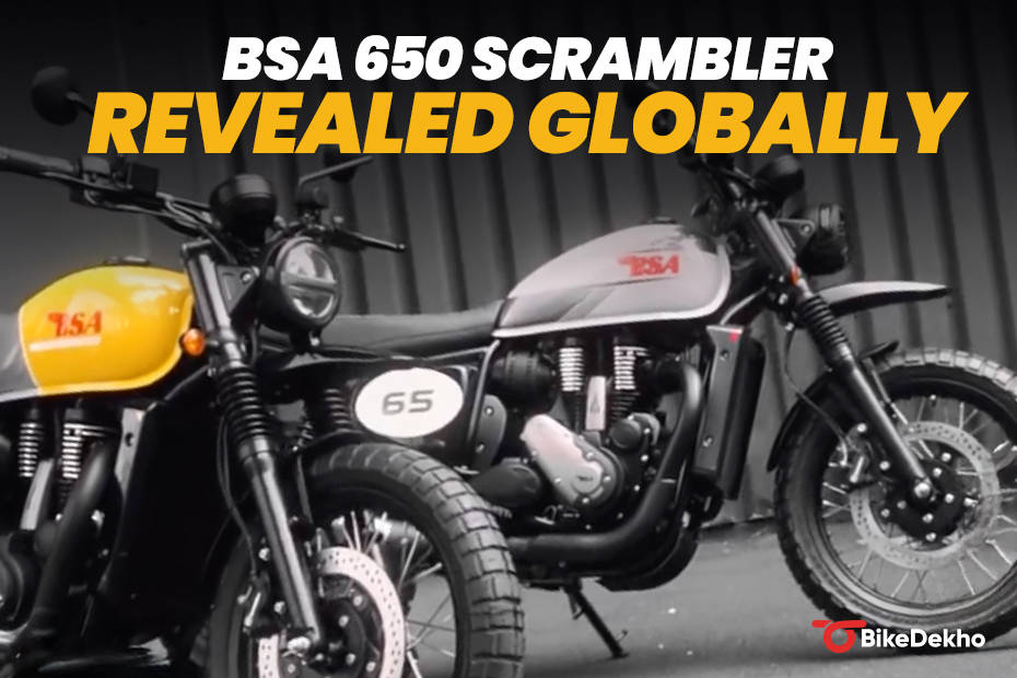 New BSA 650 Scrambler Revealed Internationally