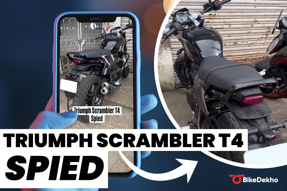 Upcoming Triumph Scrambler T4 Spied Testing