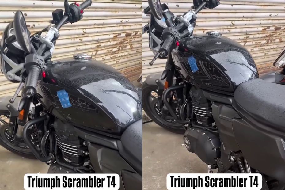 Upcoming Triumph Scrambler T4 Spied Testing