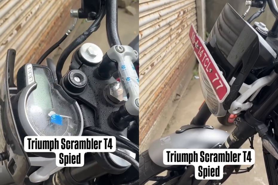Upcoming Triumph Scrambler T4 Spied Testing