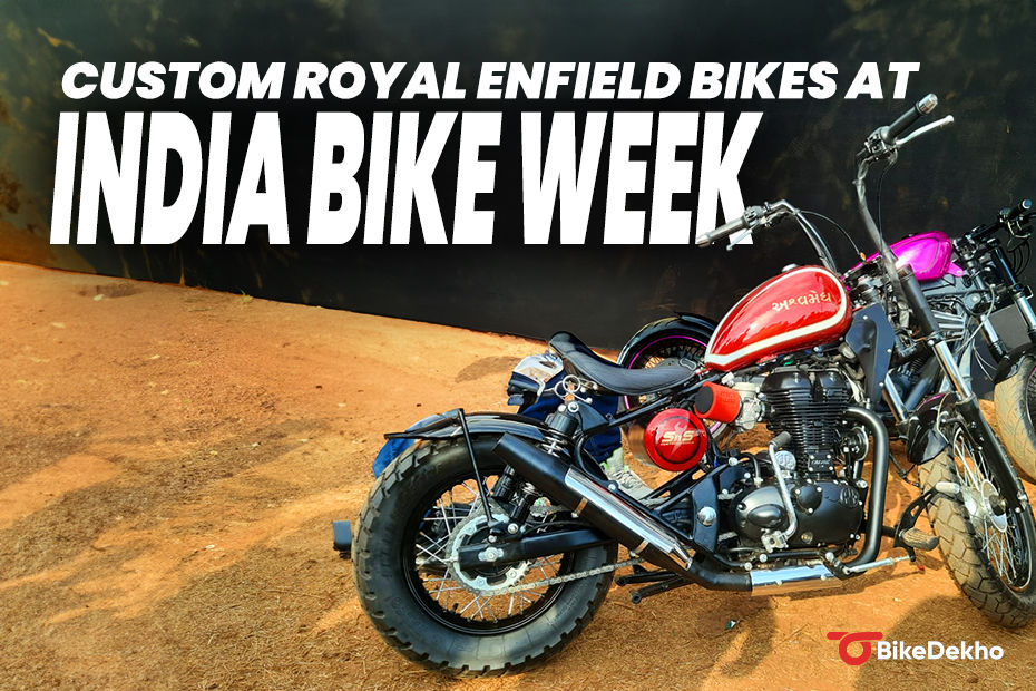 Custom Royal Enfield Bikes At India Bike Week 2024 Custom Royal Enfield Bikes At India Bike Week 2024