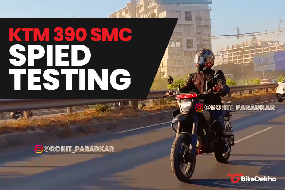 KTM 390 SMC R Spied Testing in India