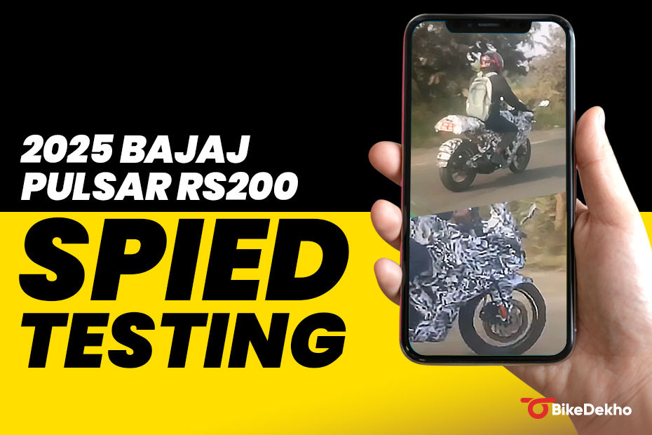 2025 Bajaj Pulsar RS200 Spotted Testing