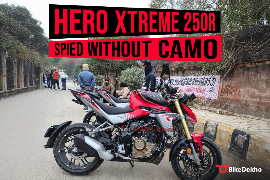 Hero Xtreme 250R Spied Without Camo Hero Xtreme 250R Spied Without Camo