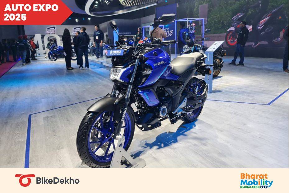 BREAKING: Yamaha FZ-S With Hybrid Tech Unveiled At Auto Expo 2025