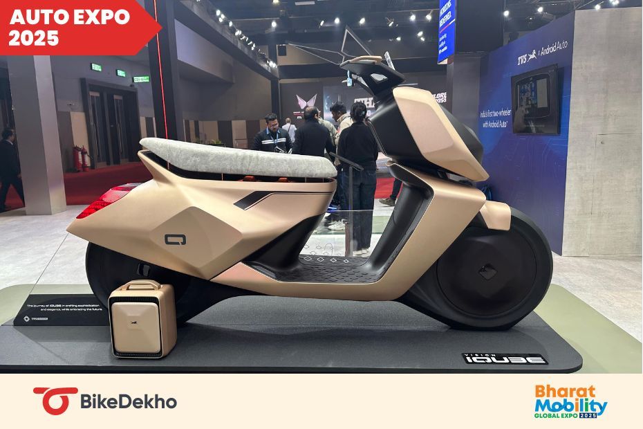 TVS iQube Vision Concept Unveiled at Auto Expo 2025 TVS iQube Vision Concept Unveiled at Auto Expo 2025