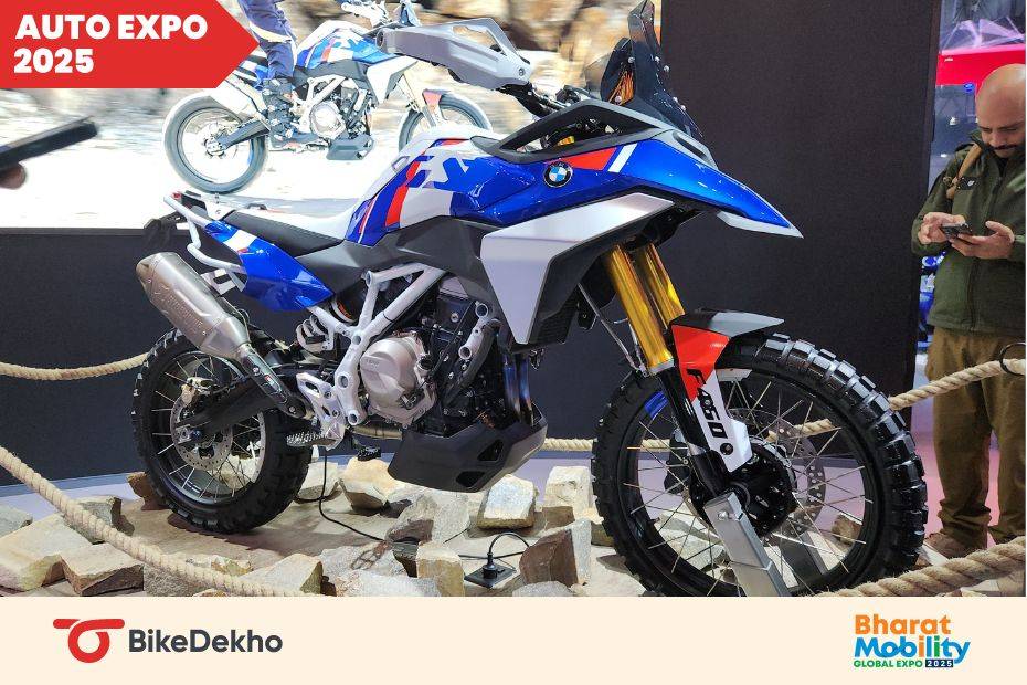 BMW F 450 GS Concept Showcased At Auto Expo 2025