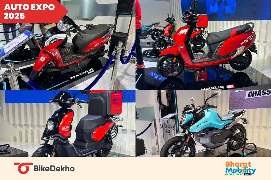 Ampere Bikes and Scooters Showcased at Auto Expo 2025