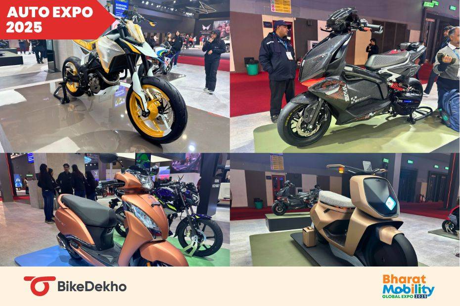 All TVS Bikes and Scooters Showcased At Auto Expo 2025