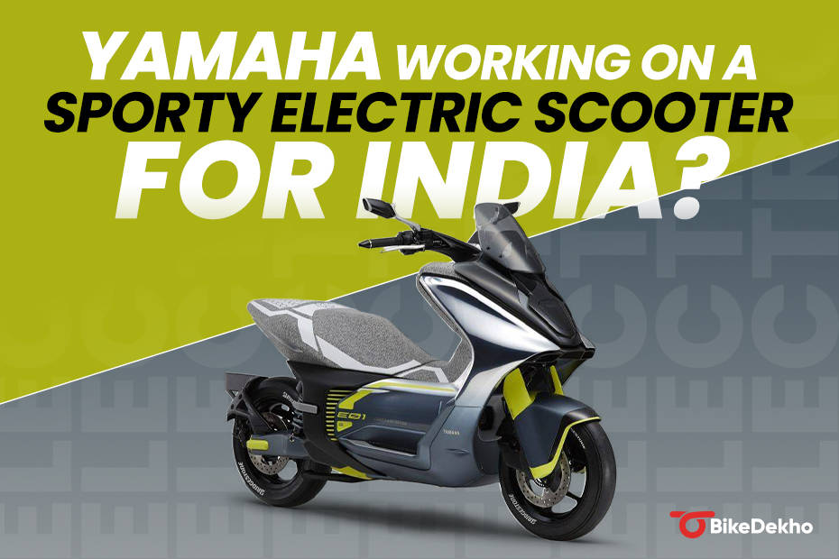 Yamaha Working On A Sporty Electric Scooter For India