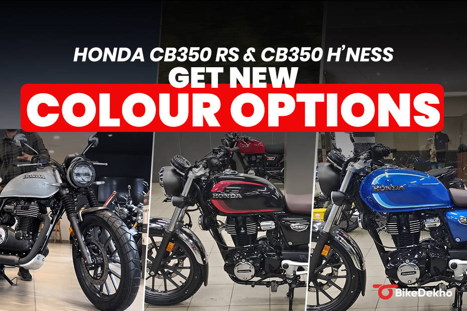 Honda CB350RS And H'ness CB350 Gets New Colours