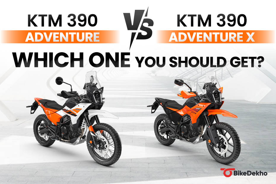 2025 KTM 390 Adventure Vs 390 Adventure X