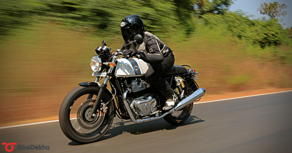Royal Enfield Continental GT 650 Riding Shot