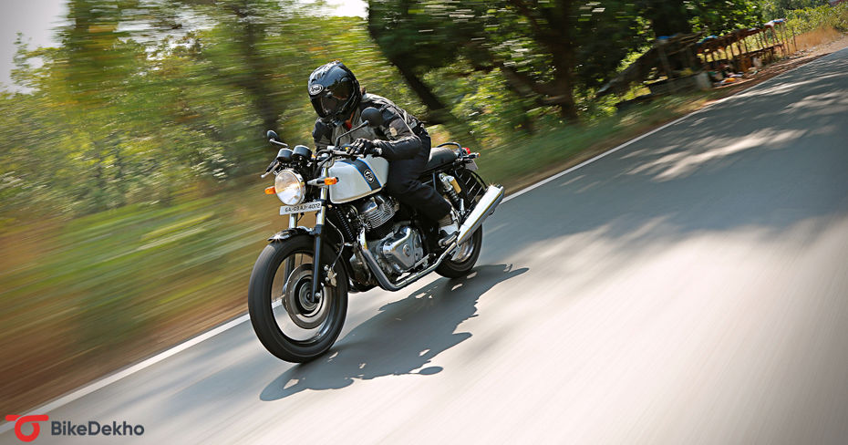Royal Enfield Continental GT 650 Riding Shot