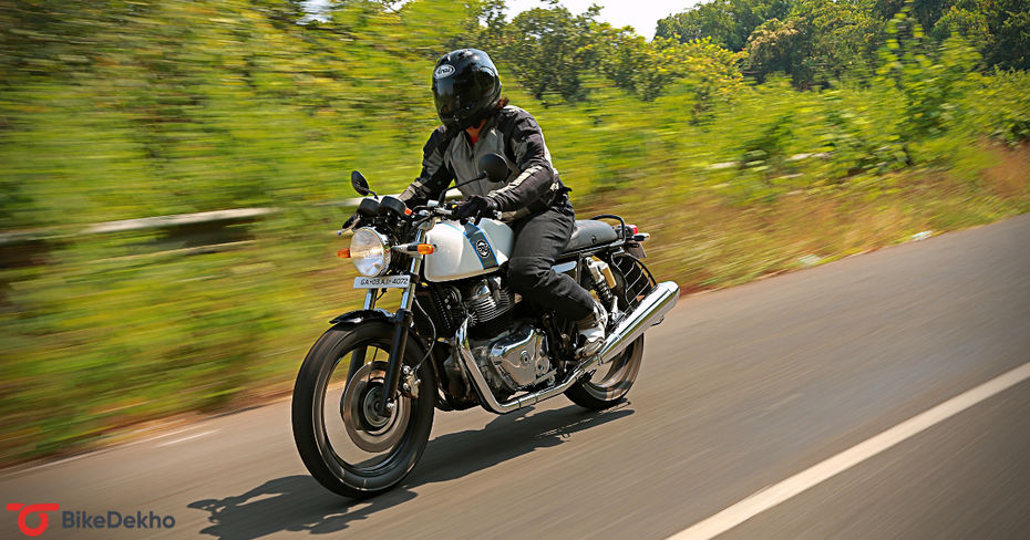 Royal Enfield Continental GT 650 Riding Shot
