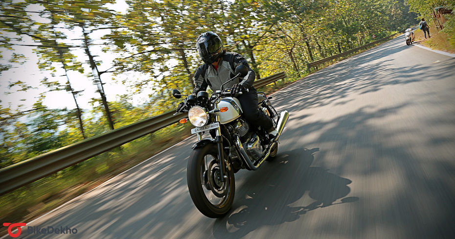 Royal Enfield Continental GT 650 Riding Shot