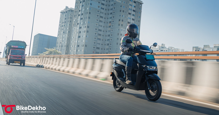 Honda Activa e: Riding Shot