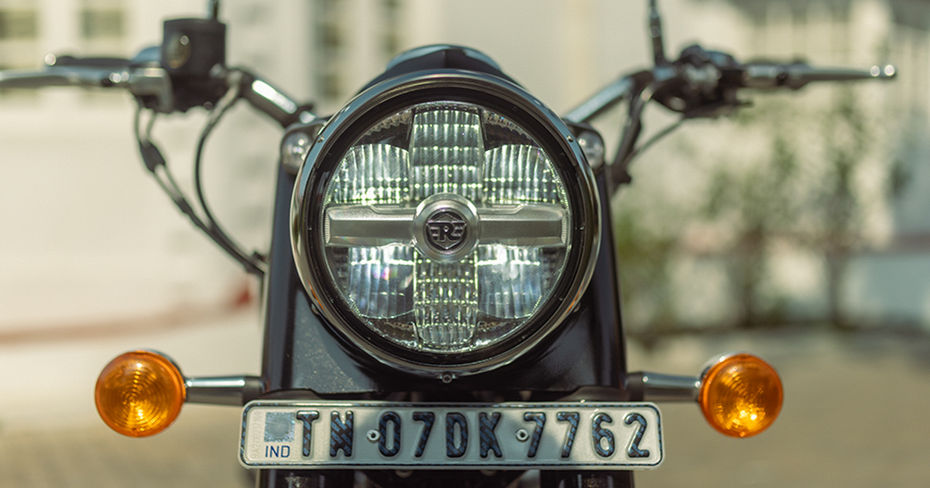 Royal Enfield Classic 650 Black Chrome Headlight