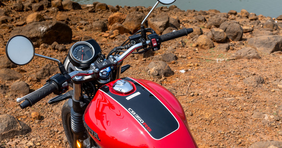 Honda CB350RS Rebel Red Metallic Fuel Tank