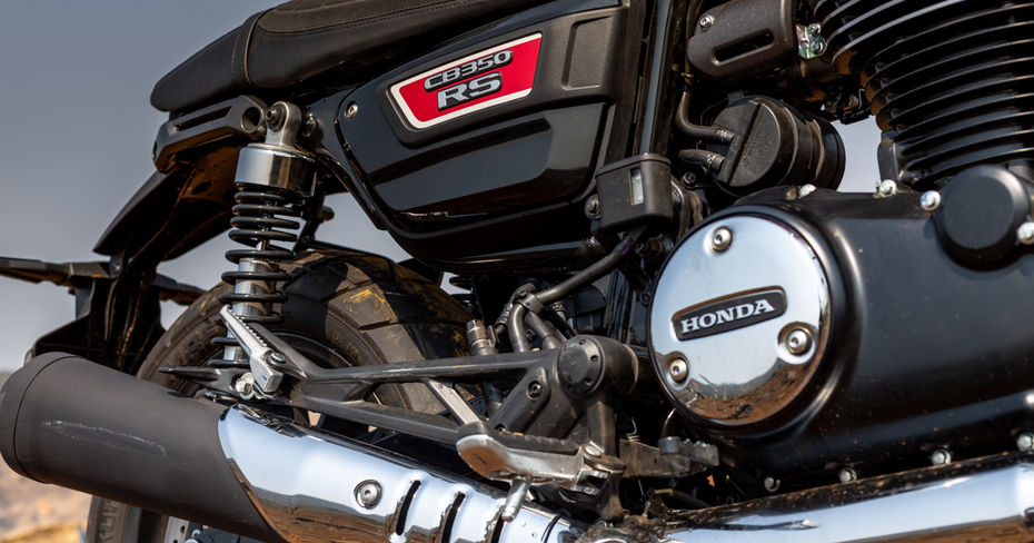 Honda CB350RS Rebel Red Metallic Engine