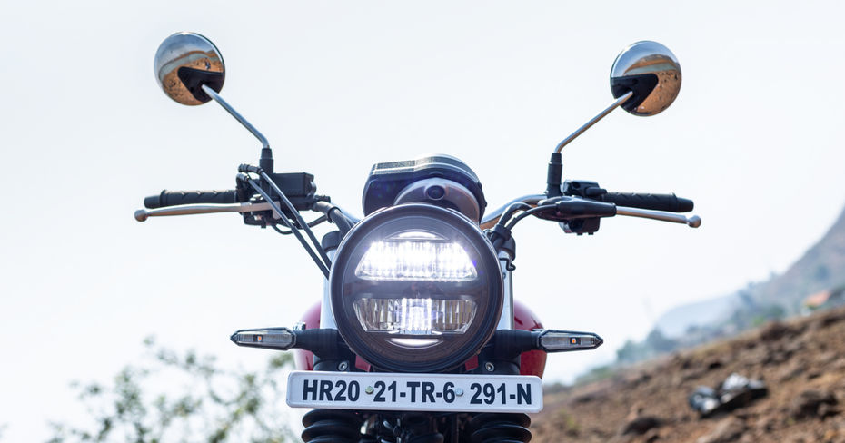 Honda CB350RS Rebel Red Metallic LED Headlight